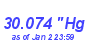 Milwaukee Weather Barometer High Year