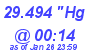 Milwaukee Weather Barometer Low Today