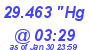 Milwaukee Weather Barometer Low Today