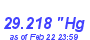 Milwaukee Weather Barometer Low Month