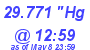 Milwaukee Weather Barometer Low Today