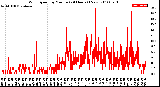 Milwaukee Weather Wind Speed<br>by Minute<br>(24 Hours) (New)