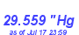 Milwaukee Weather Barometer Low Month