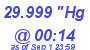 Milwaukee Weather Barometer Low Today