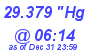 Milwaukee Weather Barometer Low Today