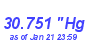 Milwaukee Weather Barometer High Month