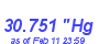 Milwaukee Weather Barometer High Year