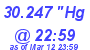 Milwaukee Weather Barometer Low Today