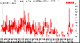 Milwaukee Weather Wind Speed<br>by Minute<br>(24 Hours) (New)