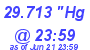 Milwaukee Weather Barometer Low Today