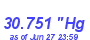 Milwaukee Weather Barometer High Year