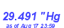 Milwaukee Weather Barometer Low Month