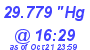 Milwaukee Weather Barometer Low Today