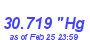 Milwaukee Weather Barometer High Month