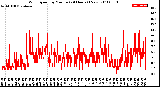 Milwaukee Weather Wind Speed<br>by Minute<br>(24 Hours) (New)