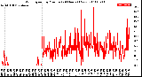 Milwaukee Weather Wind Speed<br>by Minute<br>(24 Hours) (New)