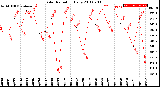 Milwaukee Weather Solar Radiation<br>Daily