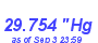 Milwaukee Weather Barometer Low Month