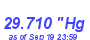 Milwaukee Weather Barometer Low Month