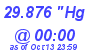 Milwaukee Weather Barometer Low Today