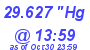 Milwaukee Weather Barometer Low Today