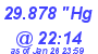 Milwaukee Weather Barometer Low Today