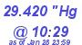 Milwaukee Weather Barometer Low Today