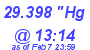 Milwaukee Weather Barometer Low Today