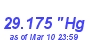 Milwaukee Weather Barometer Low Month