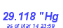 Milwaukee Weather Barometer Low Month