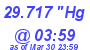 Milwaukee Weather Barometer Low Today