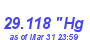 Milwaukee Weather Barometer Low Month