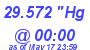 Milwaukee Weather Barometer Low Today