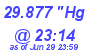 Milwaukee Weather Barometer Low Today