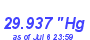 Milwaukee Weather Barometer High Month