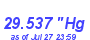 Milwaukee Weather Barometer Low Month