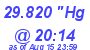 Milwaukee Weather Barometer Low Today