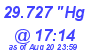 Milwaukee Weather Barometer Low Today