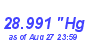 Milwaukee Weather Barometer Low Year