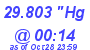 Milwaukee Weather Barometer Low Today