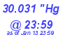 Milwaukee Weather Barometer Low Today