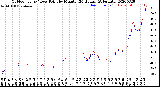 Milwaukee Weather Outdoor Temp / Dew Point<br>by Minute<br>(24 Hours) (Alternate)