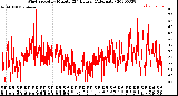 Milwaukee Weather Wind Speed<br>by Minute<br>(24 Hours) (Alternate)