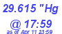 Milwaukee Weather Barometer Low Today