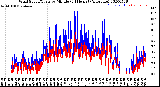 Milwaukee Weather Wind Speed/Gusts<br>by Minute<br>(24 Hours) (Alternate)