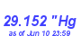 Milwaukee Weather Barometer Low Month