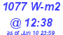 Milwaukee Weather Solar Radiation High Today