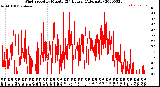 Milwaukee Weather Wind Speed<br>by Minute<br>(24 Hours) (Alternate)