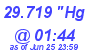 Milwaukee Weather Barometer Low Today