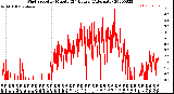 Milwaukee Weather Wind Speed<br>by Minute<br>(24 Hours) (Alternate)